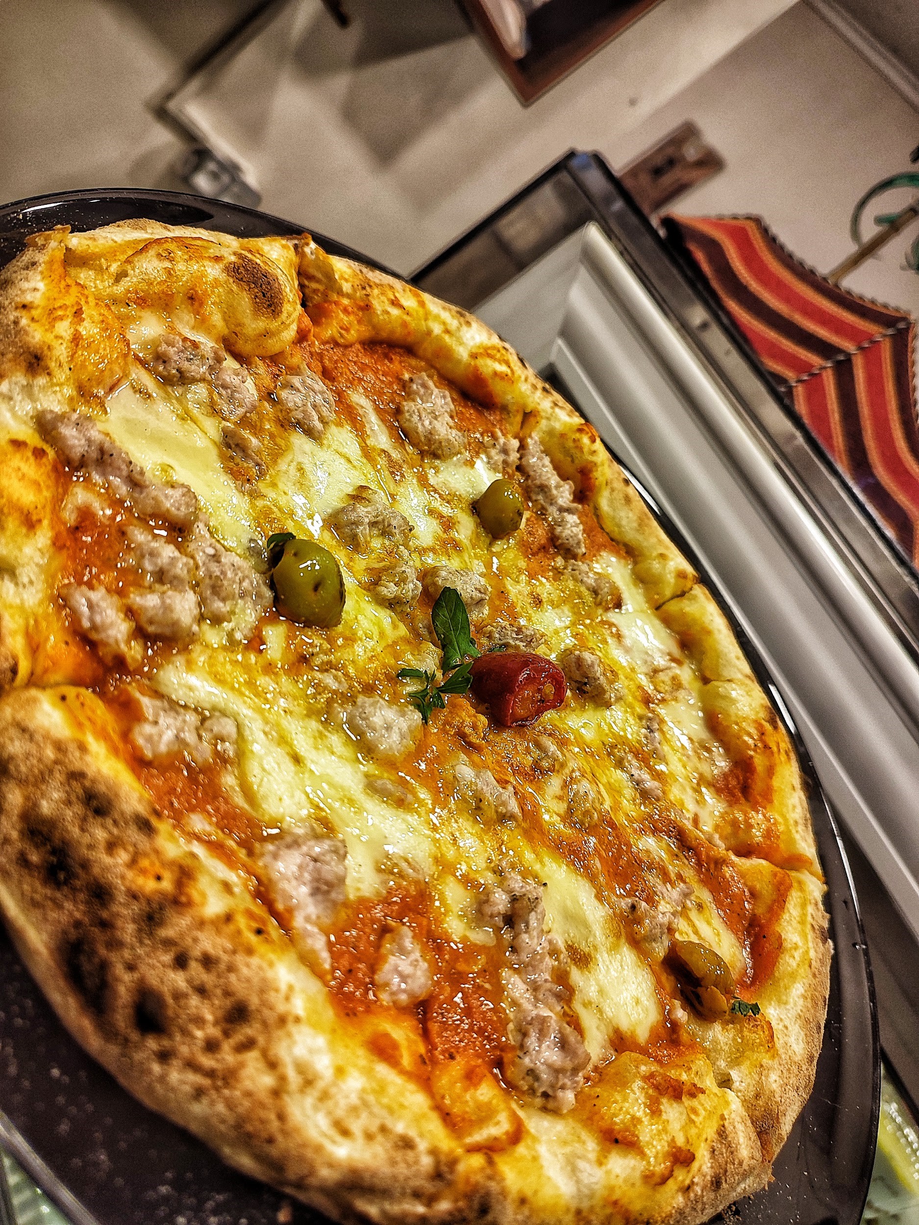 Pizza Poulet haché 